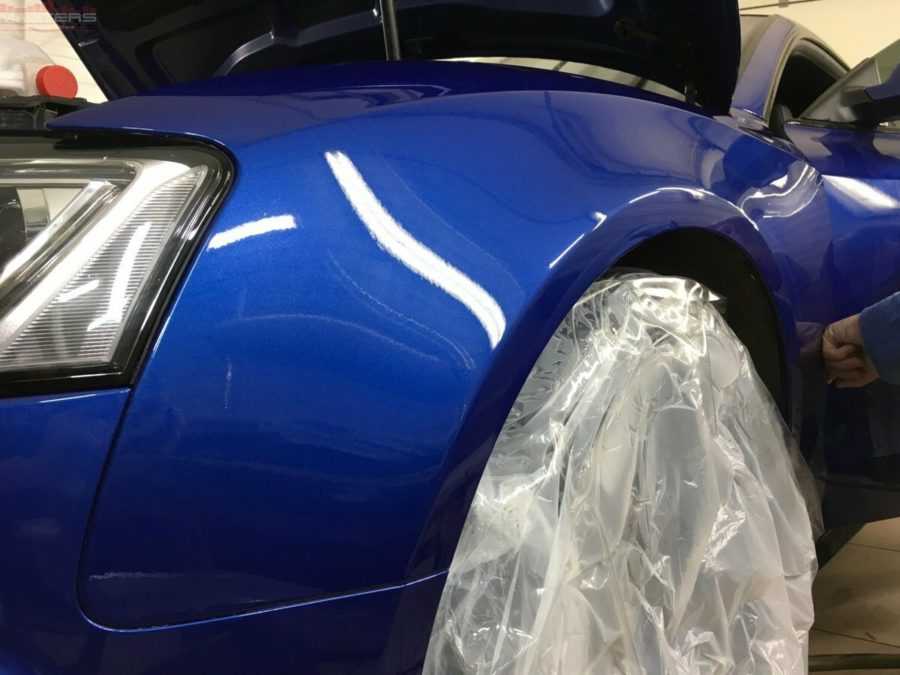 Технология покраски автомобиля пятном с переходом