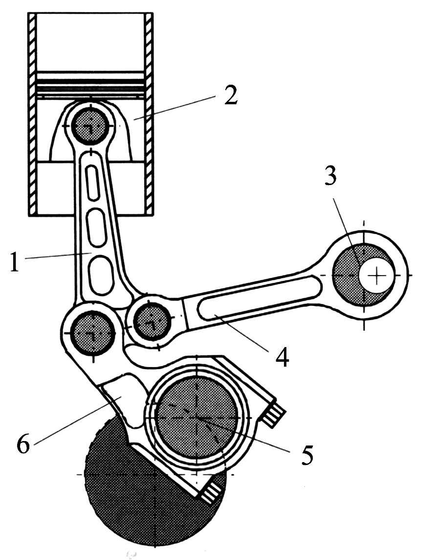 Двигатель внутреннего сгорания с изменяемой степенью сжатия советский патент 1983 года по мпк f02b75/04 f02d15/04 