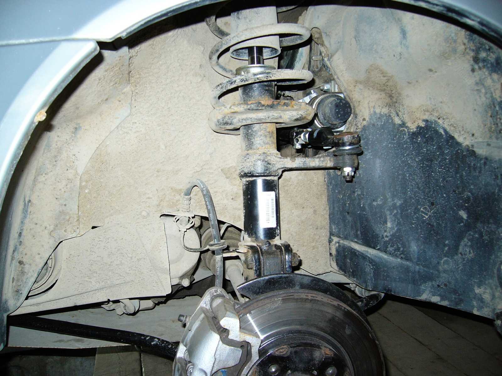 Замена амортизаторов lada kalina sedan (ваз калина) своими руками